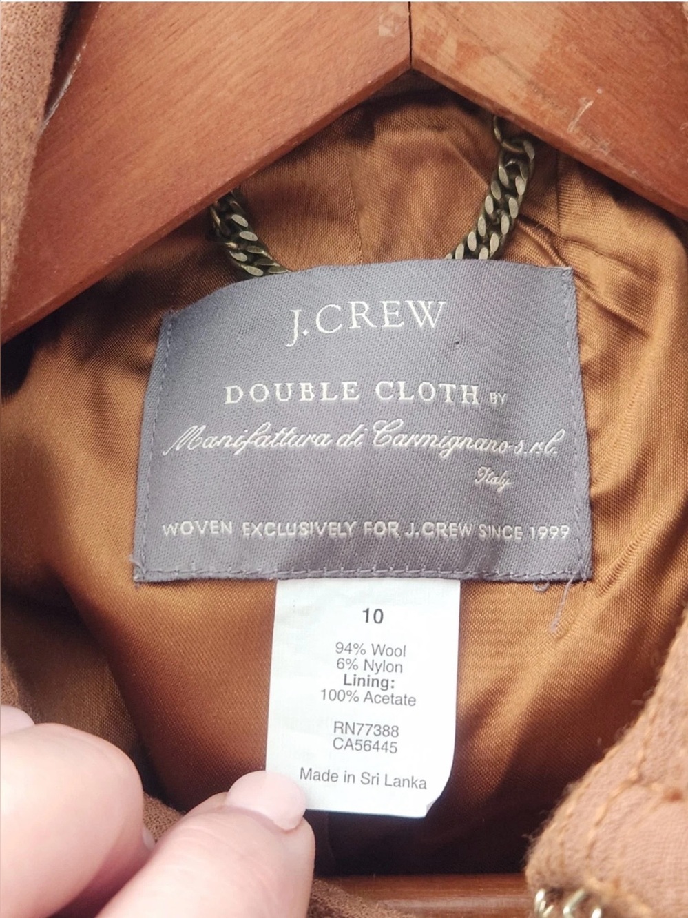 J. Crew ✨LIMITED EDITION ✨Camel Townhouse Double-Breasted Trench Coat - Picture 14 of 16
